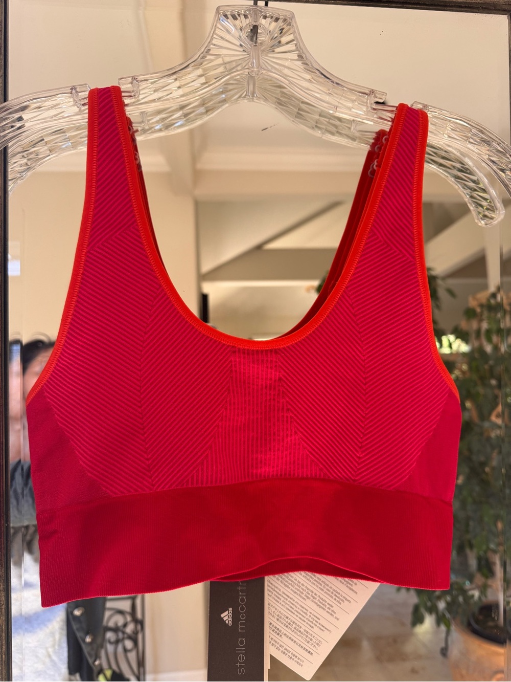 Stella McCartney  Hot Pink Sports Bra
